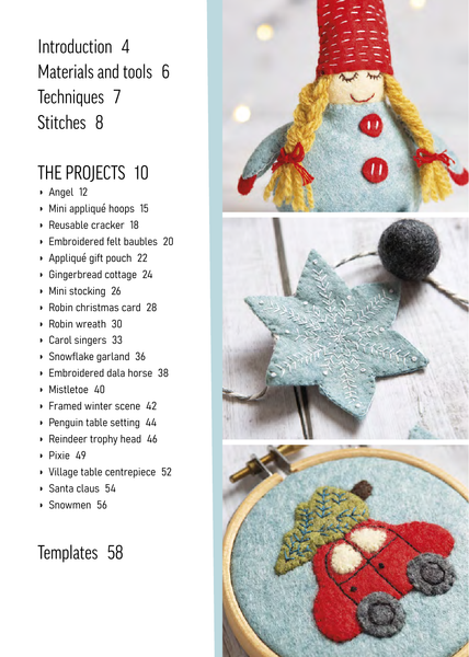 Festive Felt Decorations Book (All New 20 to Make Series)