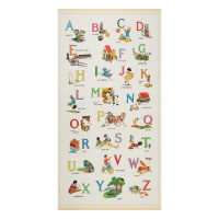 Vintage Treasures Alphabet Panel 24"