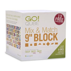 AccuQuilt Dies Go! Qube Mix & Match 9" Block