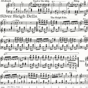All About Christmas Sheet Music White