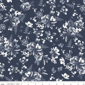Gingham Foundry -Floral Navy