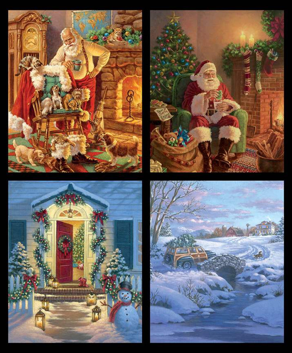A Classic Christmas  Pillow Panel