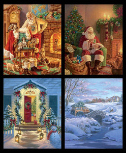 A Classic Christmas  Pillow Panel