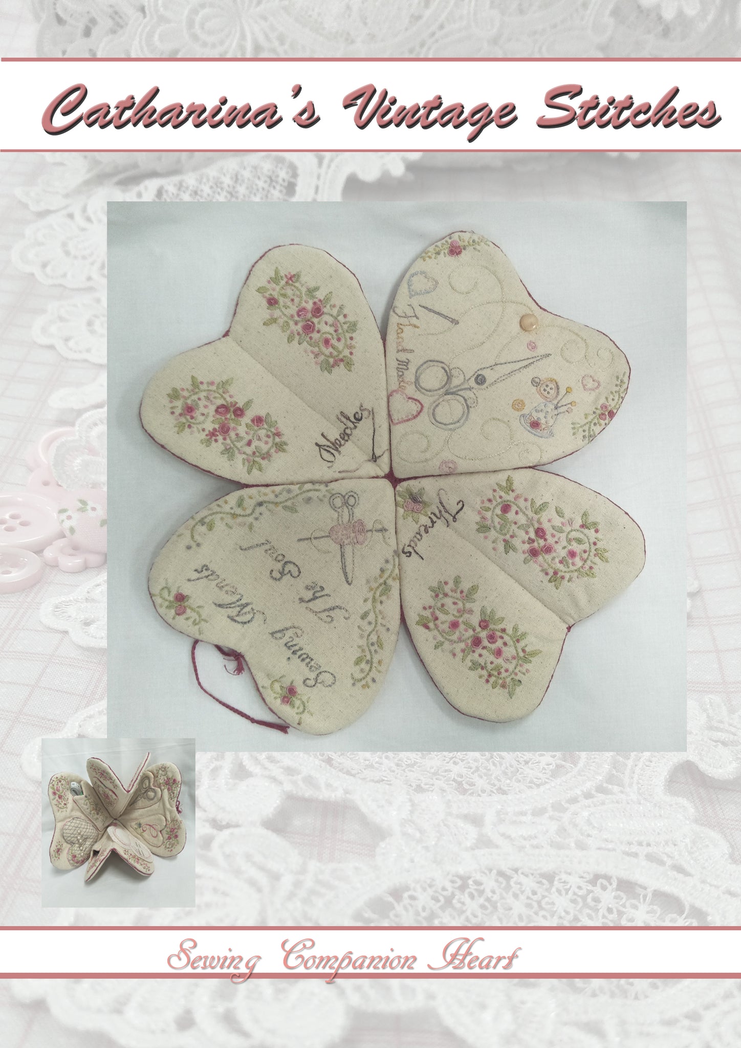 CVS STITCHERY Sewing Companion Heart