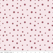 Riley Blake Sonnet Dusk - Dots Pink