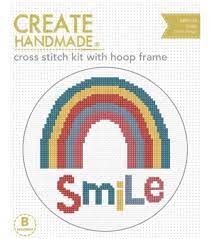 Cross Stitch Kit  Smile Rainbow