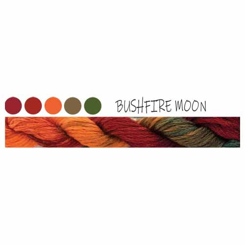 Paint box Cottage Garden Threads  Bushfire Moon
