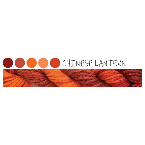 Paint box Cottage Garden Threads  Chinese Lantern