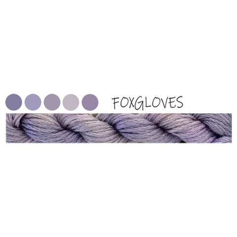 Paint box Cottage Garden Threads Foxgloves