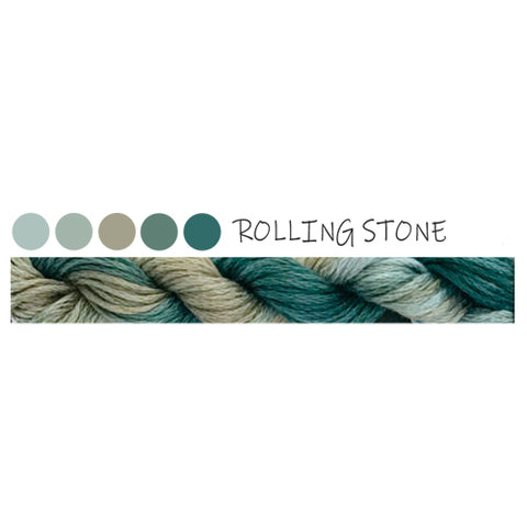 Paint box Cottage Garden Threads Rolling stone