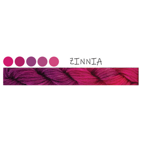 Paint box Cottage Garden Threads Zinnia
