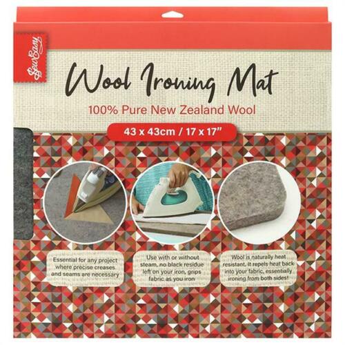 SEW EASY HANGSELL  Pure Wool Ironing Mat, 43 x 43cm/17 x 17in